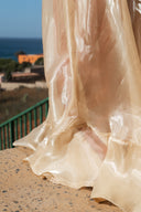 Ensemble Banem rouge et or avec manteau organza — tenue africaine mariage cérémonie BouBouQueens